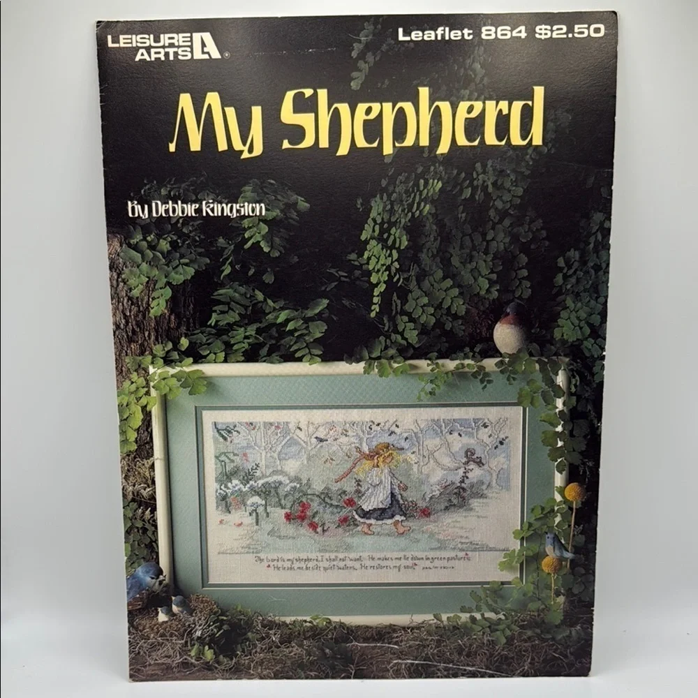 Leisure Arts “My Shepherd” Cross-Stitch Pattern #864 Debbie Kingston